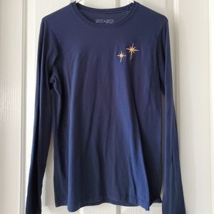 Unique Vintage Blue Blouse